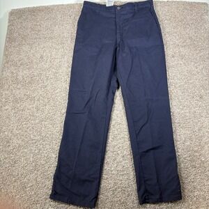 Workrite Mens Navy Blue Flame Resistant FR Work Pants 33x31 Westex UltraSoft